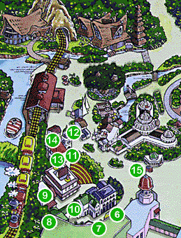 Map Copyright The Disney Company